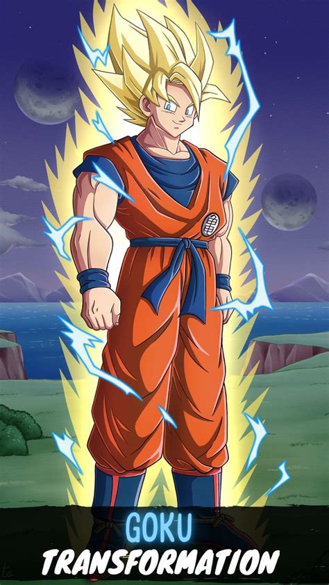 Goku Transformation Into Super Saiyan