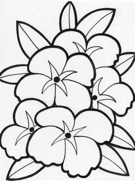 The best free, printable flower coloring pages! Free Printable Flower Coloring Pages For Kids - Best ...