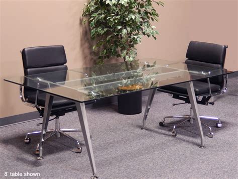 There are many colors available for you to choose from walnut, cherry, mahogany, espresso, and white. Glass Top Conference Tables- FREE SHIPPING!
