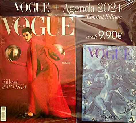 vogue magazine italia december 2023 liya kebede agenda limited editi