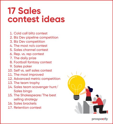 17 Elite Sales Contest Ideas To Fire Up Your Sales Team Prospectly