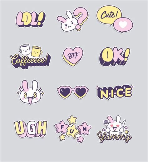 Snapchat Stickers On Behance In 2021 Snapchat Stickers Sticker Design Print Stickers