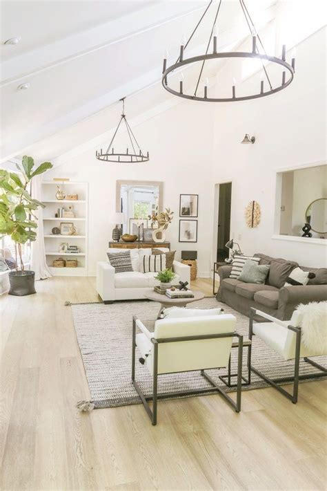 reveal organic modern living room transformation   budget