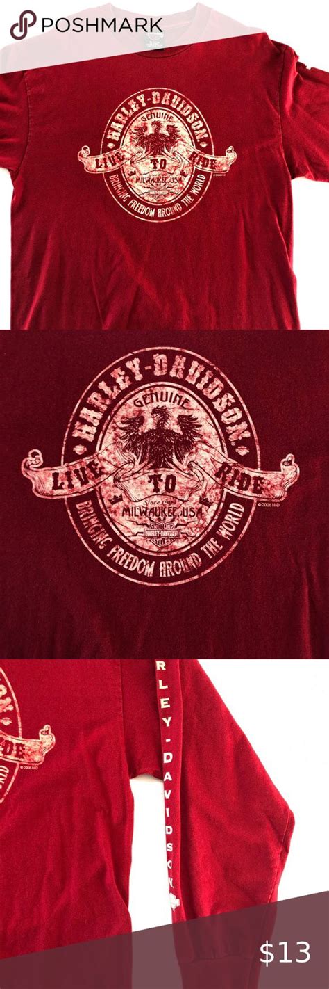 Harley Davidson Voodoo New Orleans Louisiana Large Long Sleeve Shirt