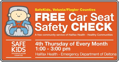 Safe Kids Free Car Seat Safety Check Deltona Halifax Health