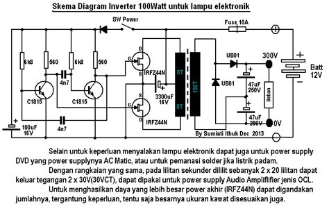 Cara Membuat Inverter Dc Ke Ac 100 Watt