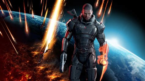 Fondos De Pantalla Mass Effect 3 Shepard Tierra Naves Ataque