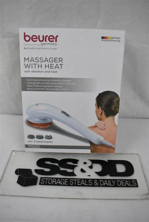 Beurer Handheld Electric Vibrating Massager For Deep Tissue Massaging New