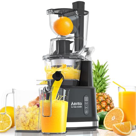 Juicer Machines Aeitto® Slow Juicerbig Wide 32 Inch Chute Cold Press Masticating Juicer