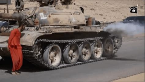 Isis Tank Execution Video 19 Year Old Syrian Army Prisoner Crushed To