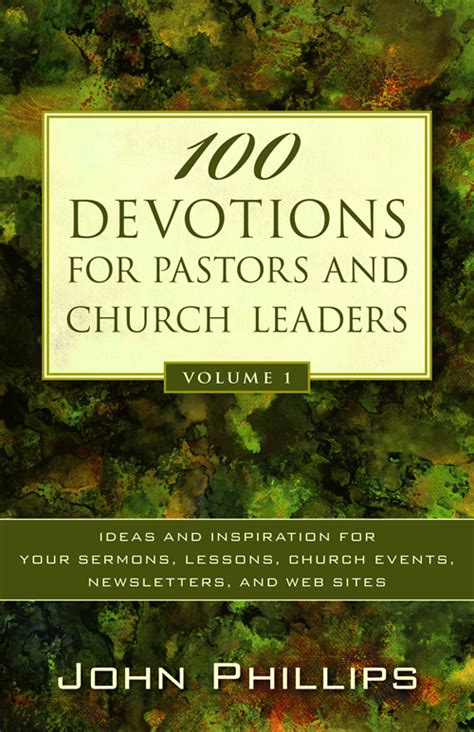 100 Devotions For Pastors And Church Leaders Volume 1 Kregel