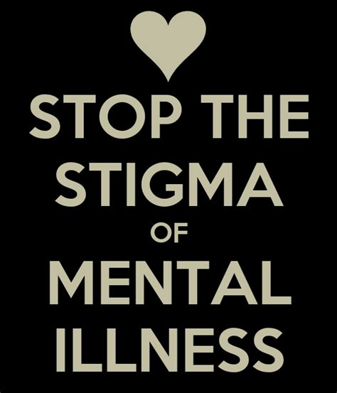 Stop The Stigma Of Mental Illness Poster Chris Keep Calm O Matic