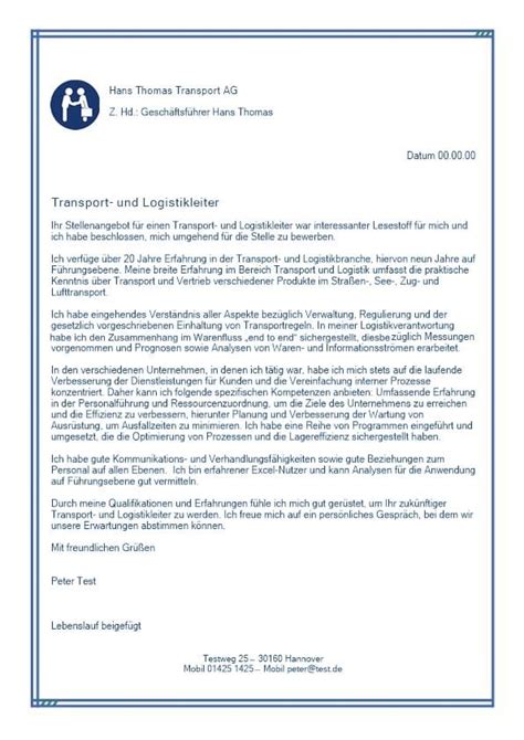 Logistik und Allround Büro - CV & Bewerbung