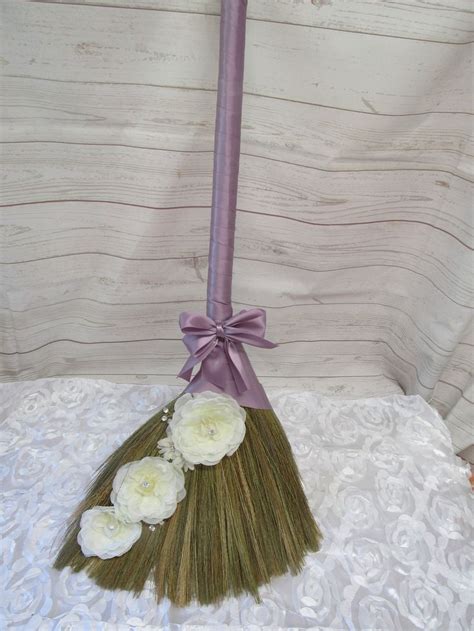 Wedding Broom With Bling For Jumping The Broom Ceremony Etsy