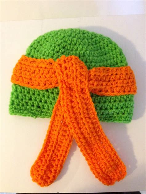 Ninja Turtle Crochet Hat Pattern