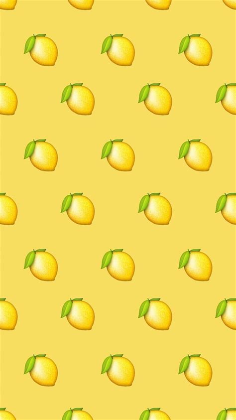 Yellow Aesthetic Wallpaper Emoji