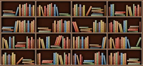 Download White bookshelf mockup, books on shelf in library | Free Vector