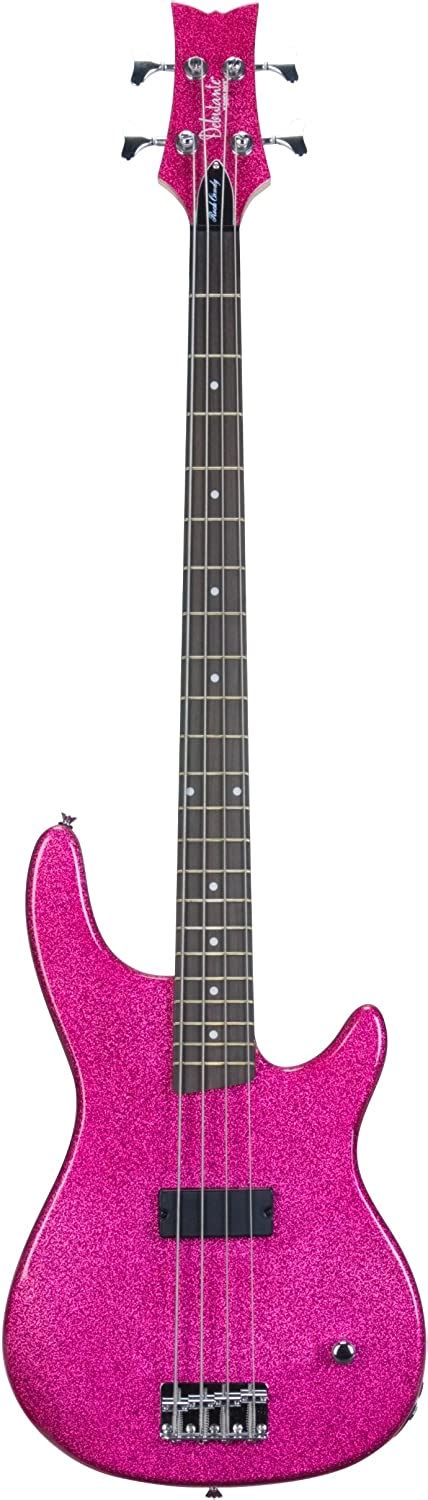 Daisy Rock Debutante Rock Candy Electric Bass Guitar Atomic Pink
