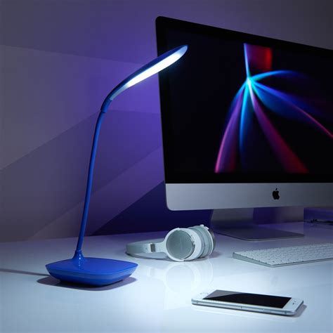 Auraglow Wireless Cordless Rechargeable Flexible Led Desk Reading Lamp