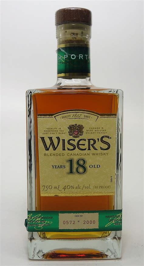 j p wiser s 18 year blended canadian whisky old town tequila