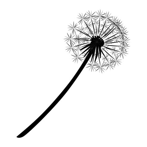 Download Dandelion Blowing In The Wind Drawing | Free download on ...
