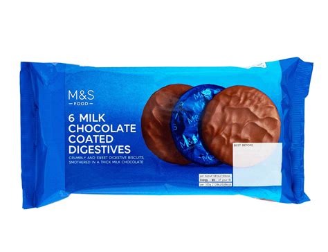 Milk Chocolate Fully Coated Digestives Marks Spencer Cyprus