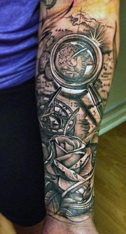 Best Compass Tattoos For Men Improb Compass Tattoo Design Compass Tattoo Forearm
