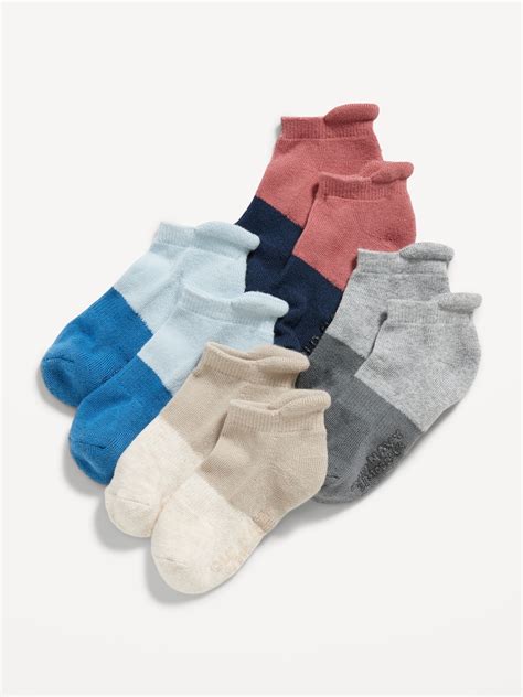 Unisex Ankle Socks 4 Pack For Toddler And Baby Old Navy