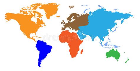 Kontinente vorlage zum ausschneiden erstaunlich weltkarte umrisse weltkarte umrisse zum ausschneiden. Continents world map stock illustration. Illustration of ...