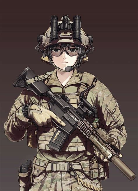 Us Army Anime Trend Hipster Sil 2019 Anime Warrior Anime Military