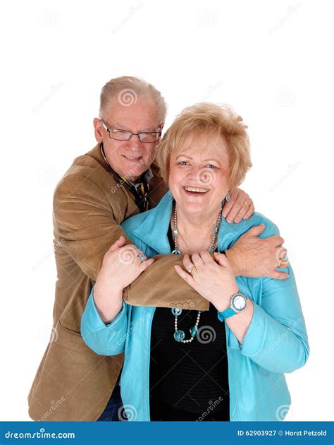 Older Couple Hugging Stock Image Image Of Couple Handsome 62903927