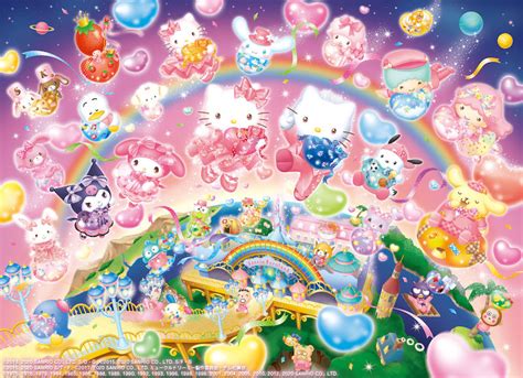 【制作陣】 原案・メインシナリオ・キャラクターデザイン：枢やな supported by square enix 開発・運営. サンリオピューロランド30周年