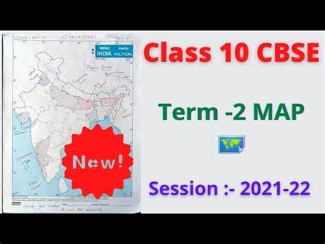 Cbse Class Map Work Session Cbse Class X Term Map