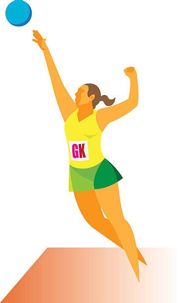 Netball Clip Art Vector Images And Illustrations Istock