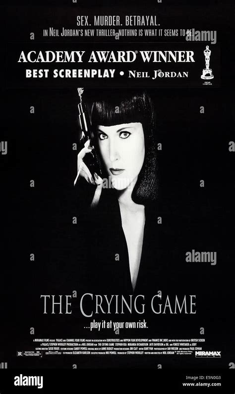 The Crying Game Us Poster Art Miranda Richardson 1992 ©miramax Filmscourtesy Everett