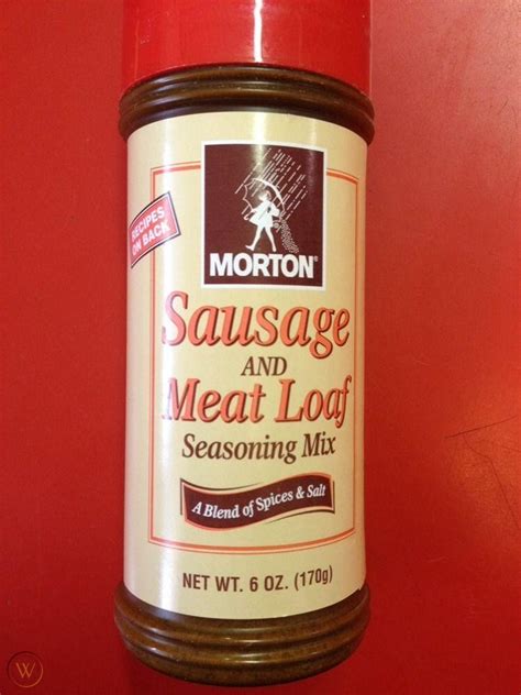 Morton Sausage And Meatloaf Seasoning Mix 1812217942