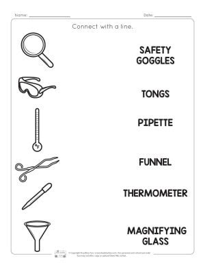 Download free science worksheets for kids to do and learn! Lab Equipment Worksheets - itsybitsyfun.com