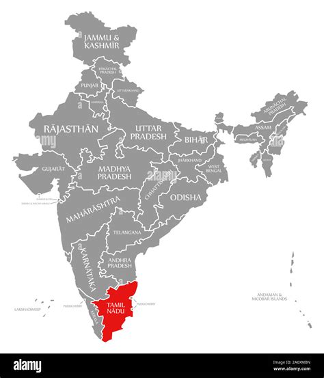 Tamil Nadu On Political Map Of India Cassey Angelique