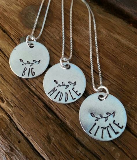 Check spelling or type a new query. Sister Necklace Matching Little Sister Middle Sister and Big