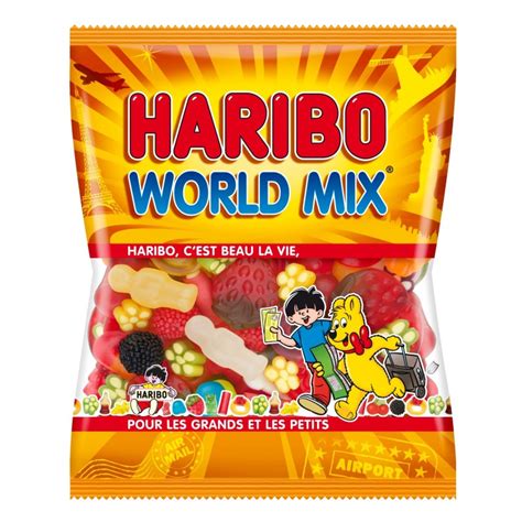 Bonbon Haribo World Mix Sachet 120g