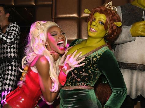 Celebs came out for heidi klum's halloween party and i'm loving these ~spooky~ lewks. Winnie Harlow - Heidi Klum's Halloween Party 10/31/2018 ...