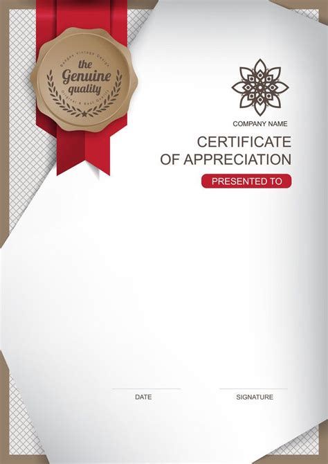Certificate Background Material Certificate Border Certificate