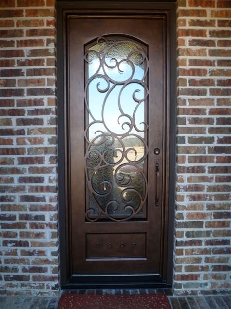 They don't require so much maintanance. Custom Iron Door