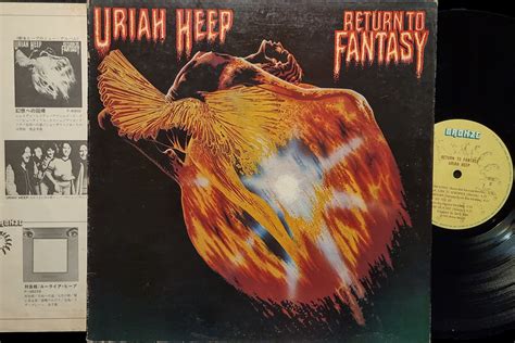 Uriah Heep Return To Fantasy Vinyl Original Japanese Pressing