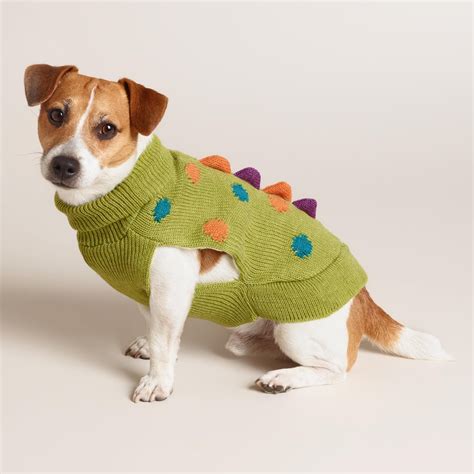 Dinosaur Knit Dog Sweater Tejidos Fotografía Tumblr Fotografia