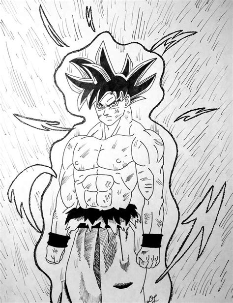 Ultra Instinct Goku Manga Style | DragonBallZ Amino