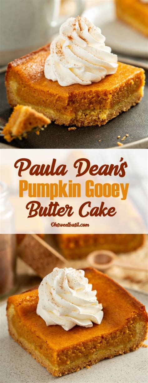 Paula Deens Pumpkin Gooey Butter Cake Video Oh Sweet Basil