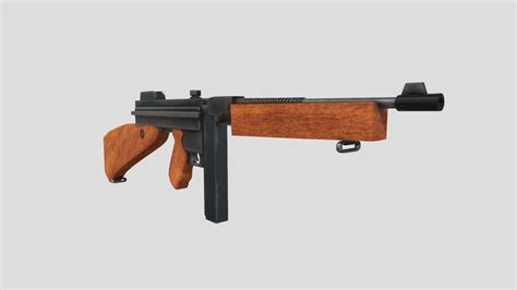 Thompson Submachine Gun 3d Models Sketchfab