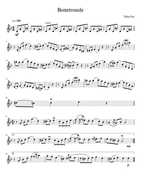 Here is a look at how to sing baritone and go to a tenor. Bonetrousle - Baritone TC Solo sheet music for French Horn download free in PDF or MIDI