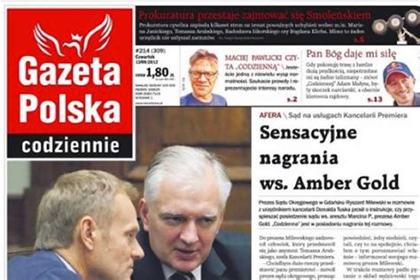 Metra wysokości i waży kilkadziesiąt kilogramów 29 30. "Gazeta Polska Codziennie" nagle zniknęła z kiosków ...